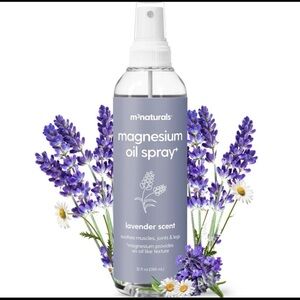 M3 Naturals Magnesium Oil Spray With Stem Cell Extract, Lavender Scented 12oz